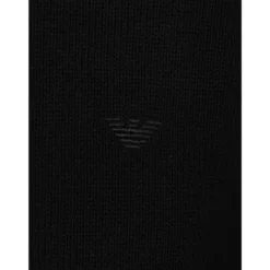 Logo-broderet sweater med rund hals