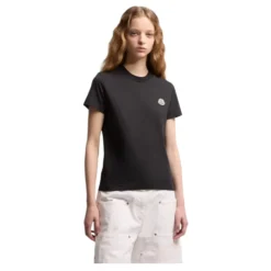 Logo Patch Bomulds T-shirt (Pakke med tre)