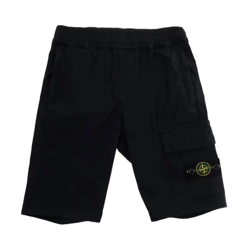 Logo Patch Cargo Shorts