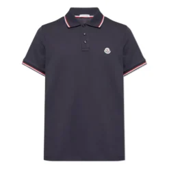 Logo Patch Cotton Polo Shirt