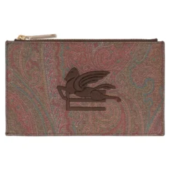 Logo Print Flat Pouch