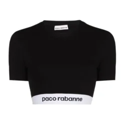 Logo Tape Cropped Top