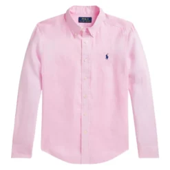 Long-Sleeve Linen Sport Shirt