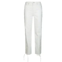 Loose Fit Laced Jeans