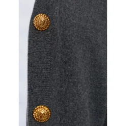 Løstsiddende cardigan med lommer