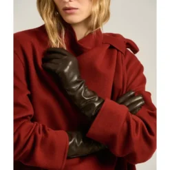 Luksus Læder Cashmere Handsker