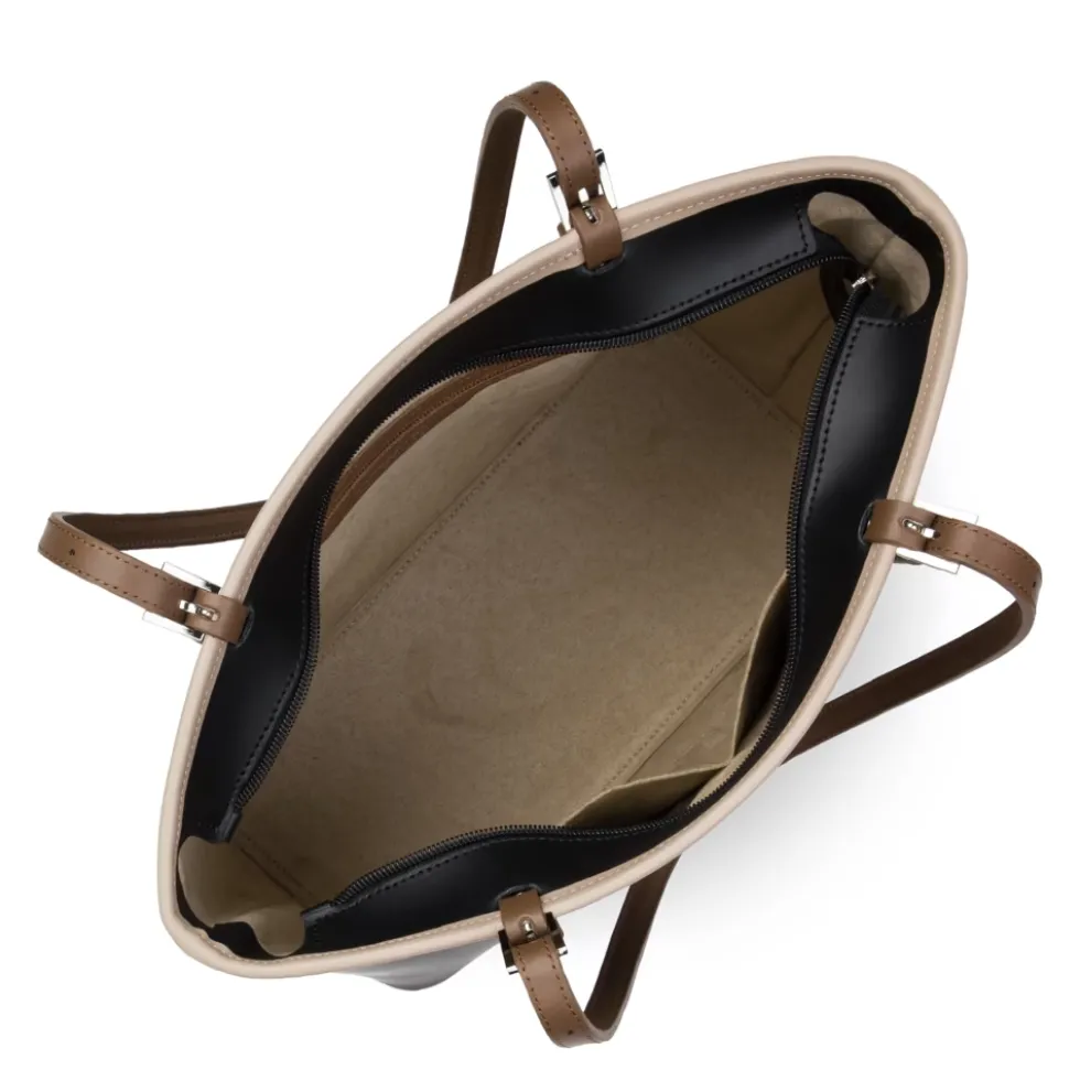 Lynlås Skulder Tote Glat Model