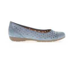 Lyseblå Slip-On Sommer Ballerina