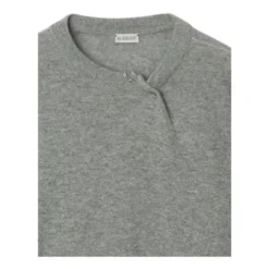 Lysegrå Cashmere Sweater