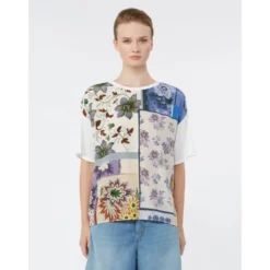 Maglia Over con Pannello Stampato