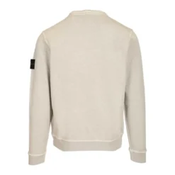Malfilé Fleece 'Old' Effect Crewneck Sweatshirt