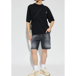 Marine Denim Shorts