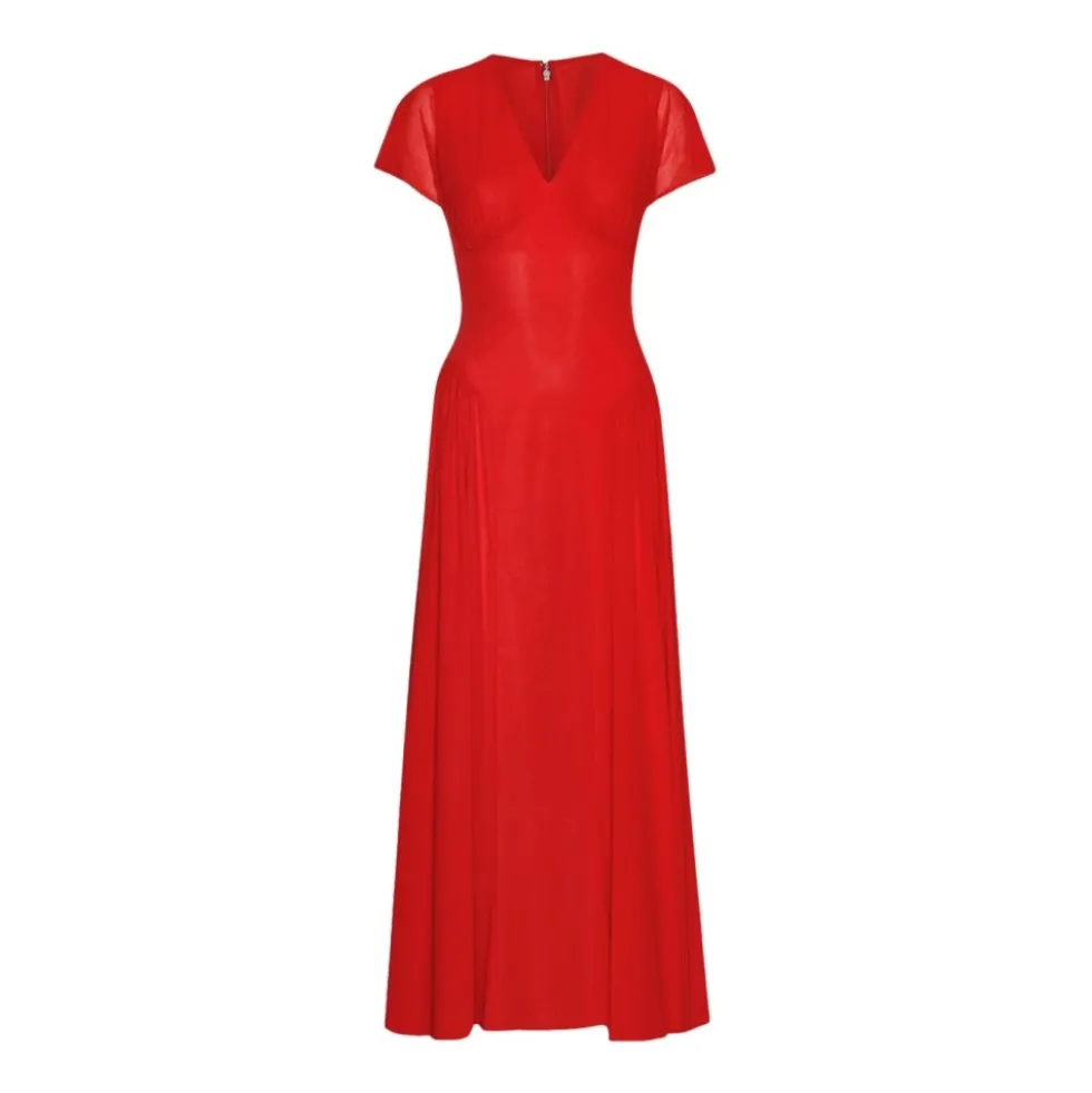 Maxi V-Neck Kjole