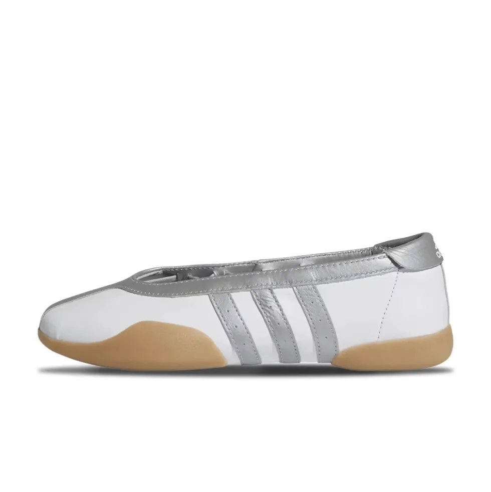 Mei Ballet Cloud White Silver Metallic