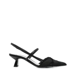 Mesh Slingback Pumps