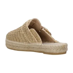 Metallic Grå Sandaler med Lukket Tå