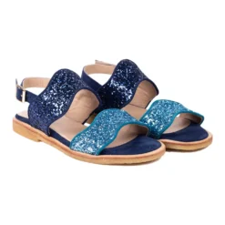 Midnight Blue Glitter Bølge Sandal