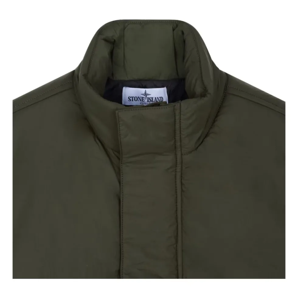Militærgrøn Kompass Badge Gilet