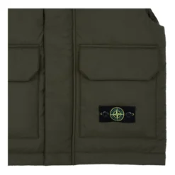 Militærgrøn Kompass Badge Gilet