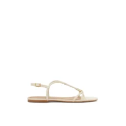 Minimalistiske sandaler på en flad sål