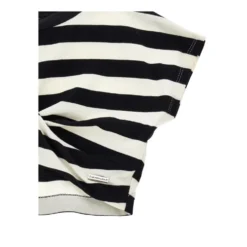 Moderne Bomulds T-shirt med Striber