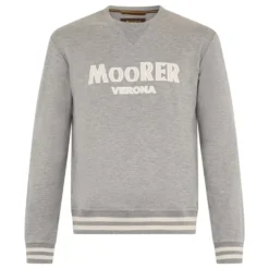 Modern Mélange Sweatshirt Med Styliseret Print