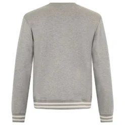 Modern Mélange Sweatshirt Med Styliseret Print