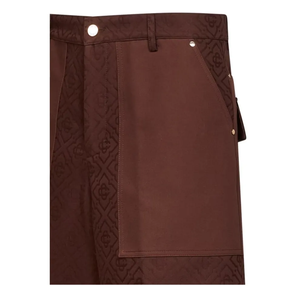 Monogram Cargo Shorts