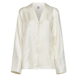 Monogram Silk PJ Top