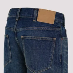Mørkeblå Flare Jeans