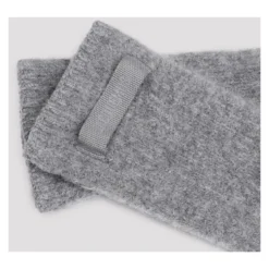 Mørkegrå Alpaca Uld Les Gants Gros Grain Handsker