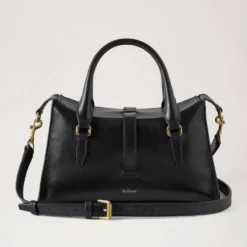 Mulberry - Small Roxanne, Black High Shine Leather