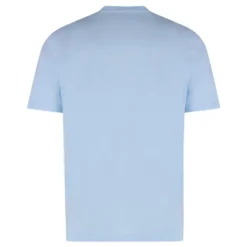 Multifarvet Print Bomuld Crew-Neck T-shirt