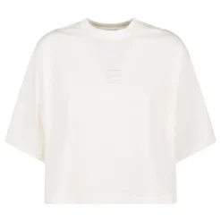 Myers Cropped Tee med Indrammet Monogram