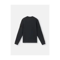Navy Blue Crewneck Waffle Sweatshirt
