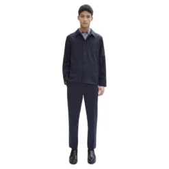 Navy Blue Kerlouan Uldjakke