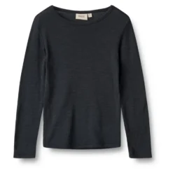 Navy Uld T-shirt LS Alfie