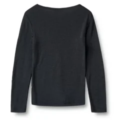 Navy Uld T-shirt LS Alfie