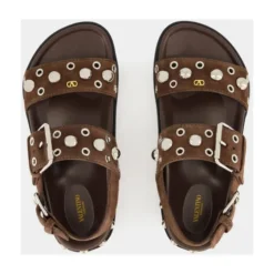 Nellcôte Flade Sandaler i Ruskind