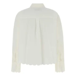 Neutro Scalloped Poplin Shirt