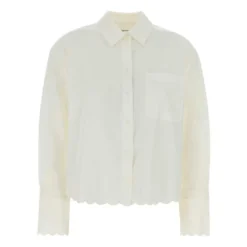 Neutro Scalloped Poplin Shirt