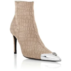 Nubuck Støvletter med Lav Hæl 9