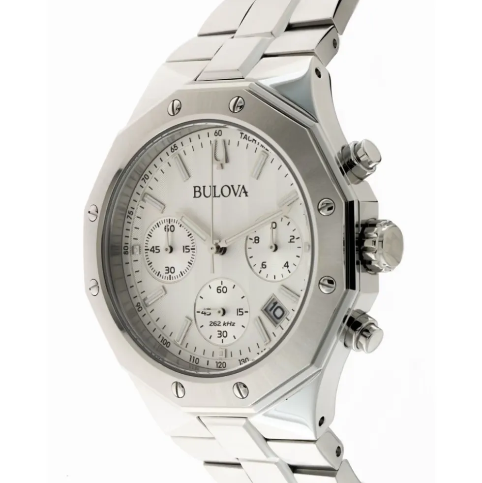 Octagon Chronograph Stål Ur