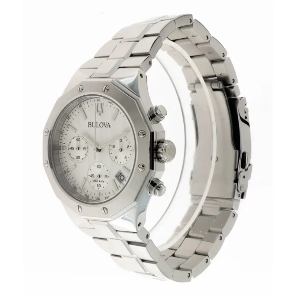 Octagon Chronograph Stål Ur