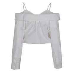 Off-Shoulder Top Med Stroppy Detaljer