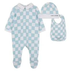 Onesie Sæt med Hagesmæk og Hat
