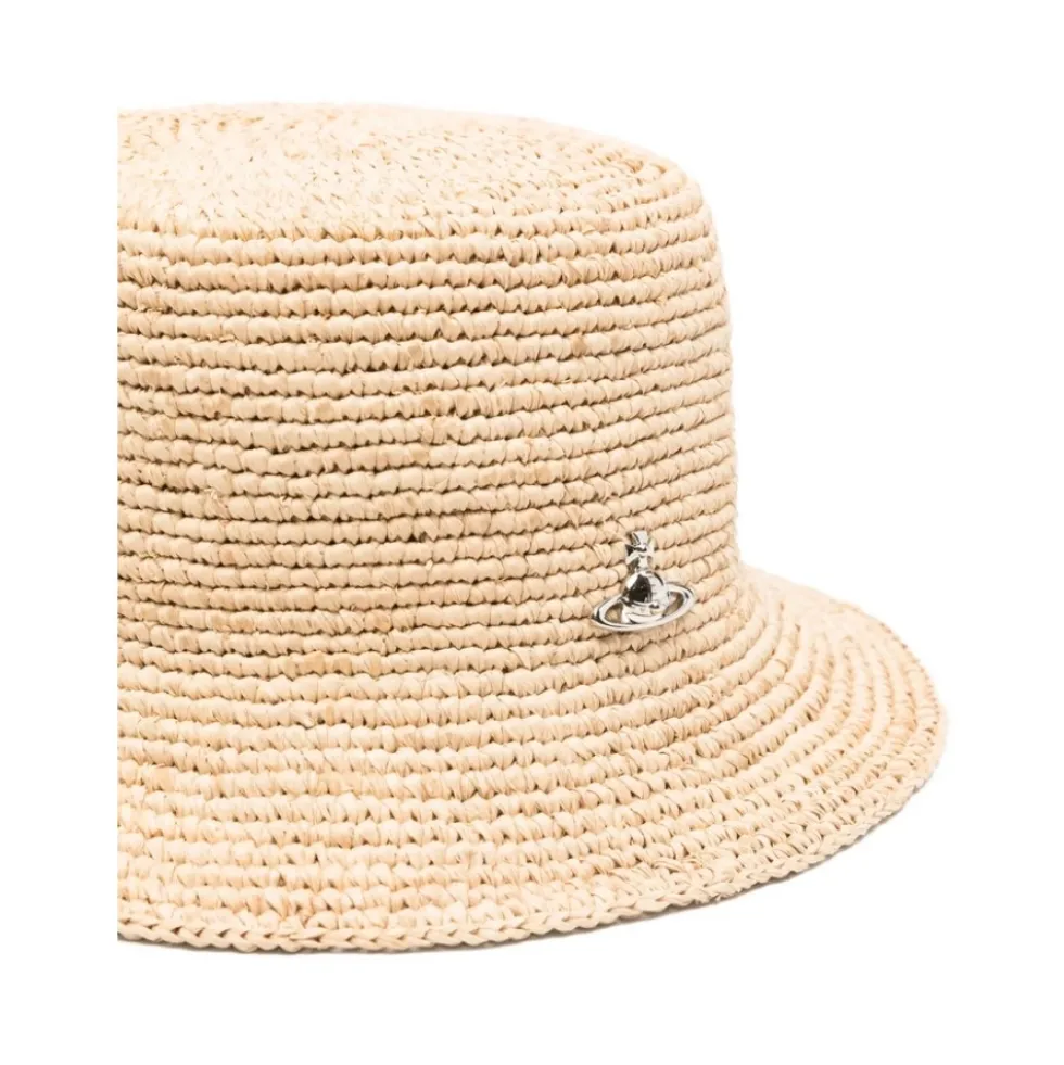 Orb Raffia Bucket Hat