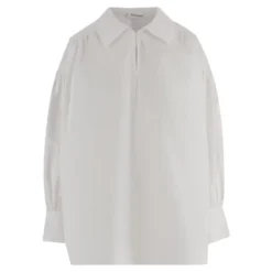 Oversized bomuldsskjorte