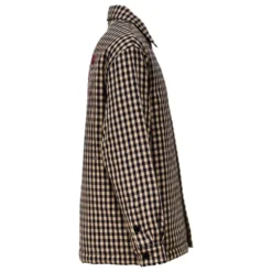 Oversized Polstret Ternet Skjorte