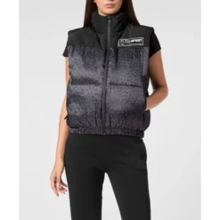 Padded Vest Leopard